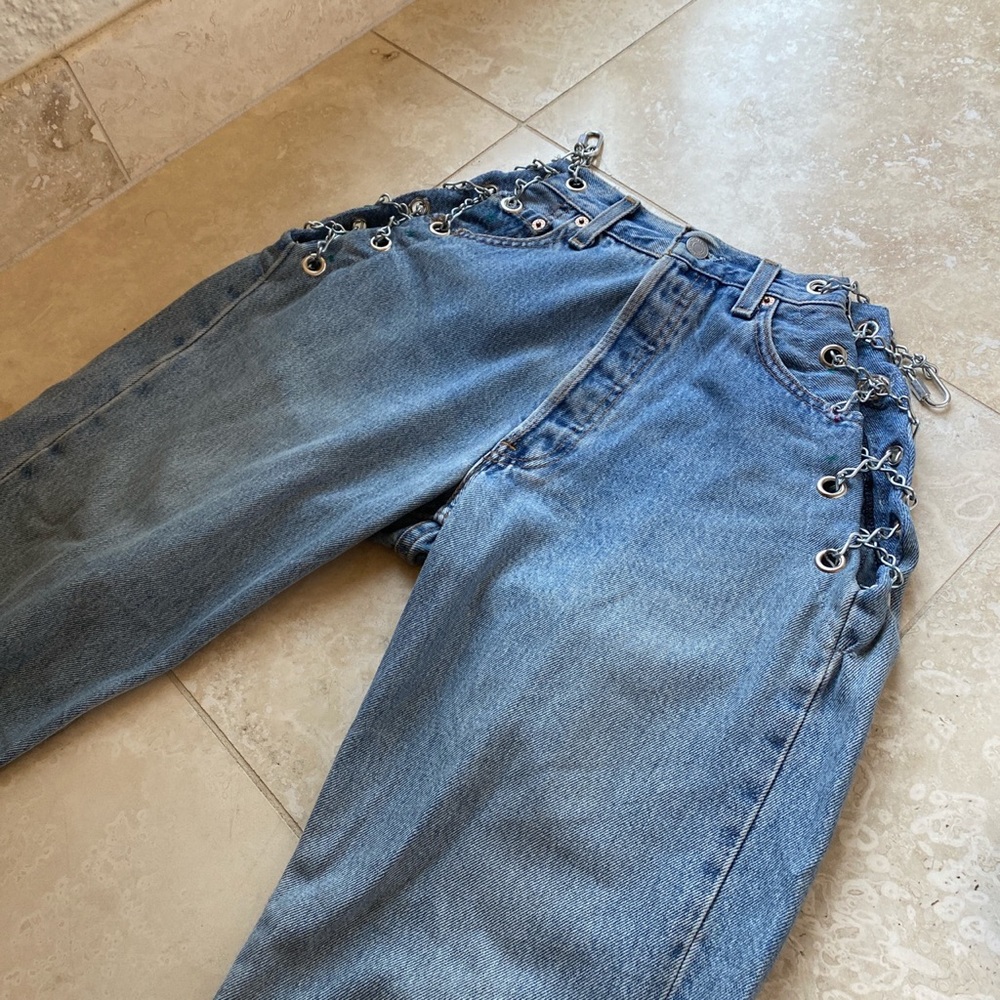 EB Denim Chain Jeans